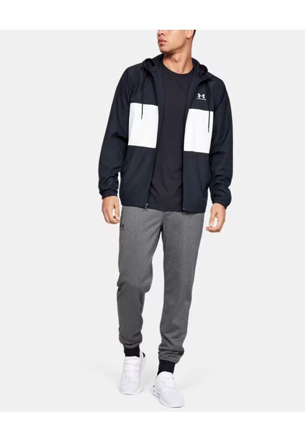 Spodnie dresowe męskie szare Under Armour Sportstyle Tricot. Kolor: szary. Materiał: dresówka. Sport: fitness