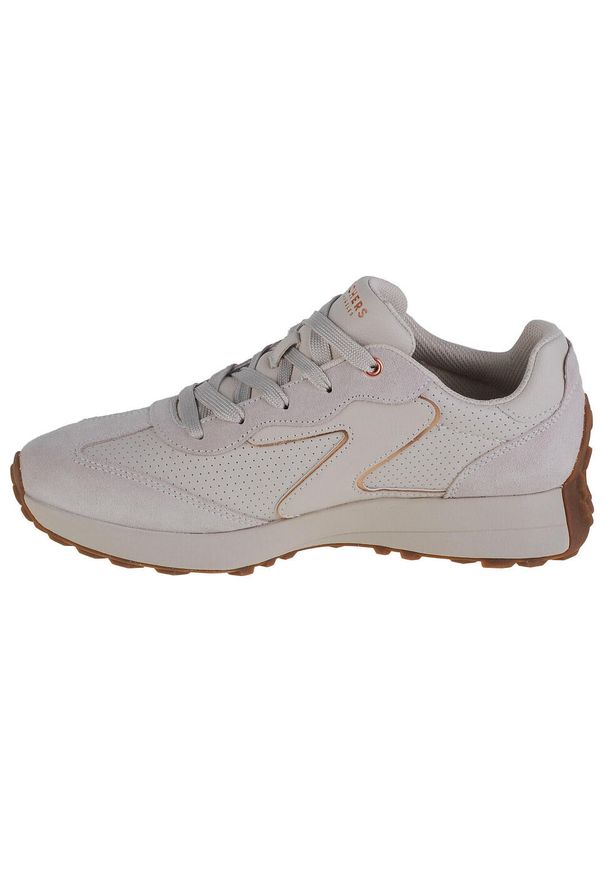 skechers - Buty Skechers Street Gusto, Kobiety. Kolor: biały. Materiał: materiał, skóra