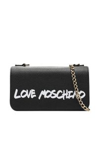 Love Moschino - LOVE MOSCHINO Torebka JC4254PP0HK1300A Czarny. Kolor: czarny. Materiał: skórzane #1