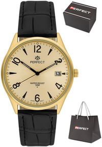 Zegarek Perfect C141T-08 męski klasyczny czytelny z datownikiem .. Styl: klasyczny #1