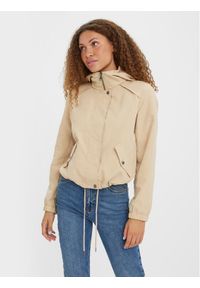 Vero Moda Kurtka przejściowa Zoa 10278214 Beżowy Regular Fit. Kolor: beżowy. Materiał: syntetyk