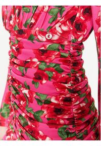 Kontatto Sukienka koktajlowa MG5004 Różowy Slim Fit. Kolor: różowy. Materiał: syntetyk. Styl: wizytowy #6