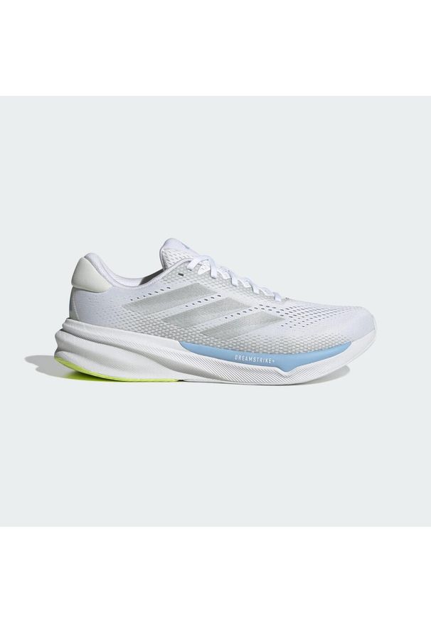 Adidas - Buty Supernova Stride 2 Running. Kolor: niebieski, biały, szary, wielokolorowy. Materiał: materiał. Sport: bieganie