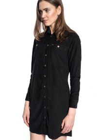 Lee - LEE WORKSHIRT DRESS DAMSKA SUKIENKA BLACK L50SMR01 #4