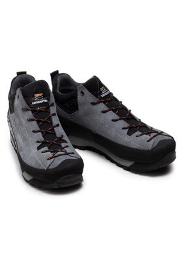 Zamberlan Trekkingi 215 Salathe' Gtx Rr GORE-TEX Szary. Kolor: szary. Materiał: skóra, zamsz. Technologia: Gore-Tex. Sport: turystyka piesza