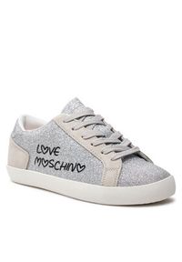 Love Moschino - LOVE MOSCHINO Sneakersy JA15512G0IJK190A Srebrny. Kolor: srebrny #2