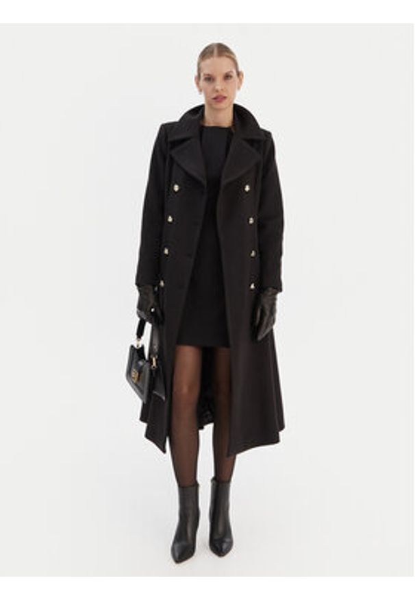 Rinascimento Płaszcz przejściowy CFC0126730003 Czarny Regular Fit. Kolor: czarny. Materiał: syntetyk