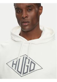 Hugo - HUGO Bluza Dacorolo 50534947 Beżowy Relaxed Fit. Kolor: beżowy. Materiał: bawełna #4