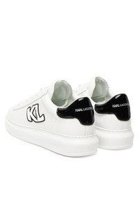 Karl Lagerfeld - KARL LAGERFELD Sneakersy KL52535A Biały. Kolor: biały. Materiał: skóra #3