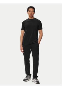 Karl Lagerfeld - KARL LAGERFELD T-Shirt 755047 563221 Czarny Regular Fit. Typ kołnierza: dekolt w karo. Kolor: czarny. Materiał: bawełna #2