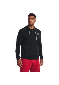 Bluza z kapturem Under Armour Rival Terry, Mężczyźni. Typ kołnierza: kaptur. Kolor: wielokolorowy, czarny, biały. Materiał: materiał, bawełna