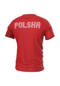 Koszulka Techniczna Sportowa Męska EXTREME HOBBY POLSKA 2024. Kolor: czerwony. Materiał: elastan, poliester. Długość rękawa: krótki rękaw. Długość: krótkie. Sport: fitness, kolarstwo