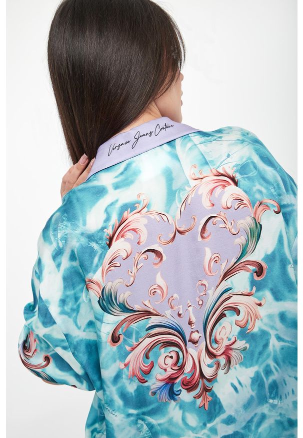 Versace Jeans Couture - Koszula damska ze wzorem VERSACE JEANS COUTURE