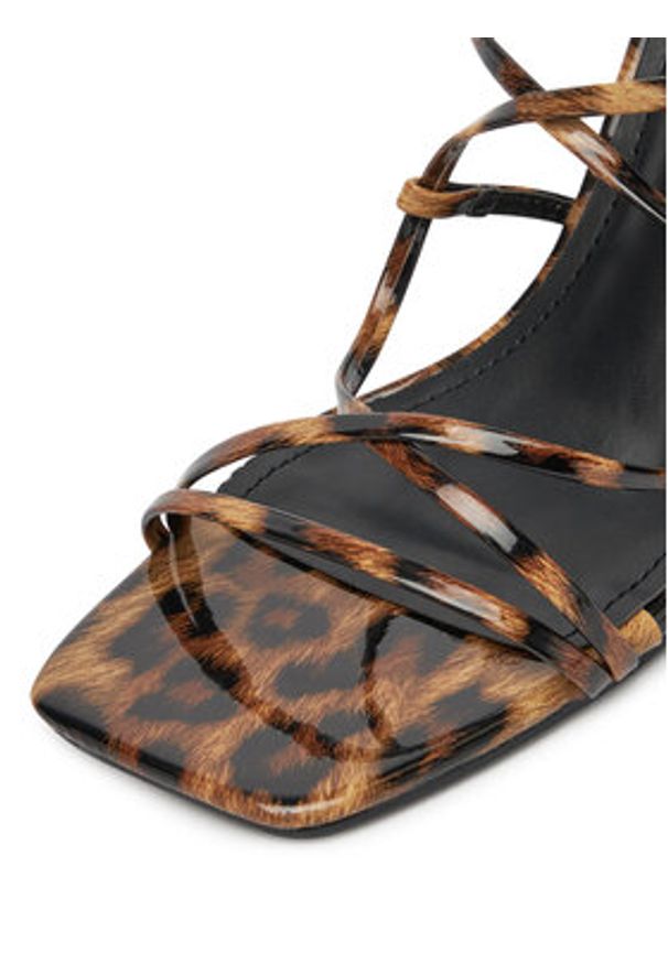 DeeZee Sandały AL339-1 Brązowy. Kolor: brązowy. Materiał: skóra