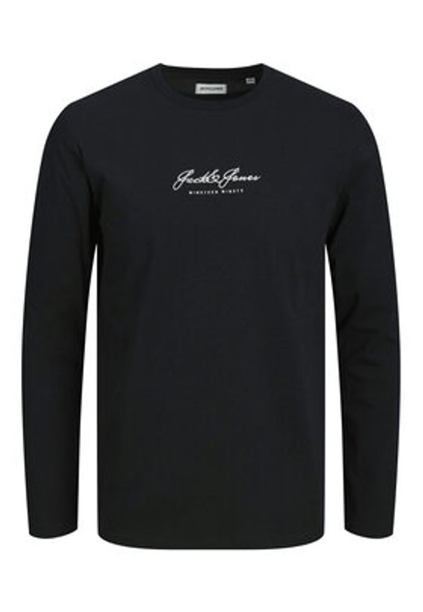Jack & Jones Piżama Clyde 12286555 Czarny Loose Fit. Kolor: czarny. Materiał: bawełna