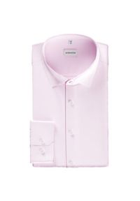 Seidensticker Koszula 01.653690 Różowy Slim Fit. Kolor: różowy. Materiał: bawełna #2