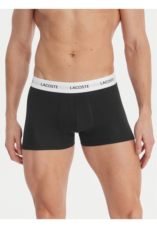 Lacoste Komplet bokserek 5H5150 Czarny. Kolor: czarny. Materiał: bawełna
