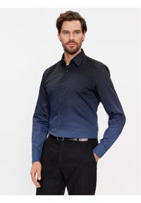 BOSS - Boss Koszula H-HANK-kent-C1-214 50502879 Fioletowy Slim Fit. Typ kołnierza: kołnierzyk klasyczny. Kolor: fioletowy. Materiał: bawełna #1