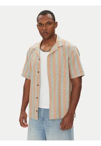 Quiksilver Koszula Sunset Song EQYWT04610 Beżowy Regular Fit. Kolor: beżowy. Materiał: bawełna