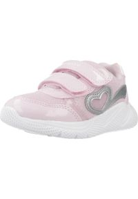 Geox - Buty GEOX B SPRINTYE GIRL Rose. Kolor: różowy. Materiał: tkanina. Styl: sportowy. Sport: turystyka piesza #1