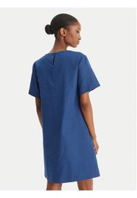 Weekend Max Mara Sukienka codzienna Daloa 2615221112 Niebieski Relaxed Fit. Okazja: na co dzień. Kolor: niebieski. Materiał: bawełna. Typ sukienki: proste. Styl: casual #3