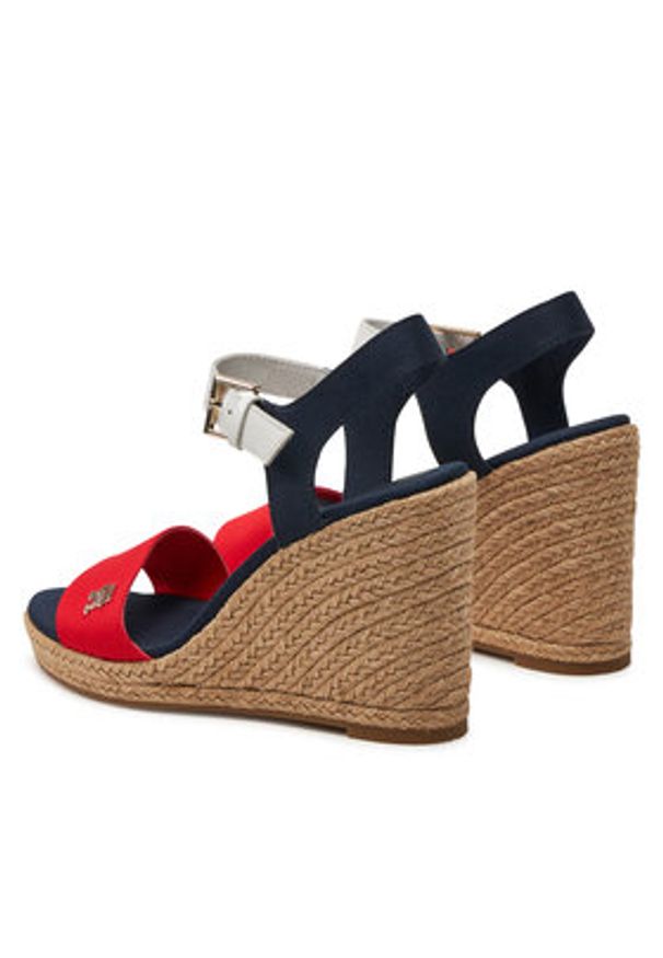 TOMMY HILFIGER - Tommy Hilfiger Espadryle FW0FW08053 Granatowy. Kolor: niebieski. Materiał: materiał