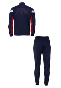 PARIS SAINT GERMAIN - Dres piłkarski dziecięcy Paris Saint-Germain 24/25. Kolor: czerwony, wielokolorowy, niebieski. Materiał: dresówka. Styl: sportowy, elegancki