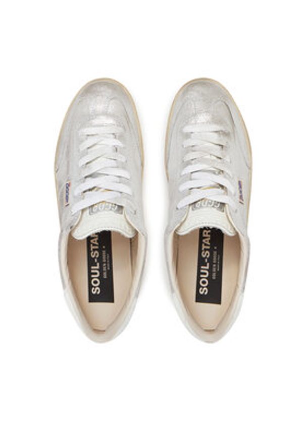 GOLDEN GOOSE - Golden Goose Sneakersy Soul Star GWF00464.F006952.12179 Srebrny. Kolor: srebrny. Materiał: skóra, zamsz