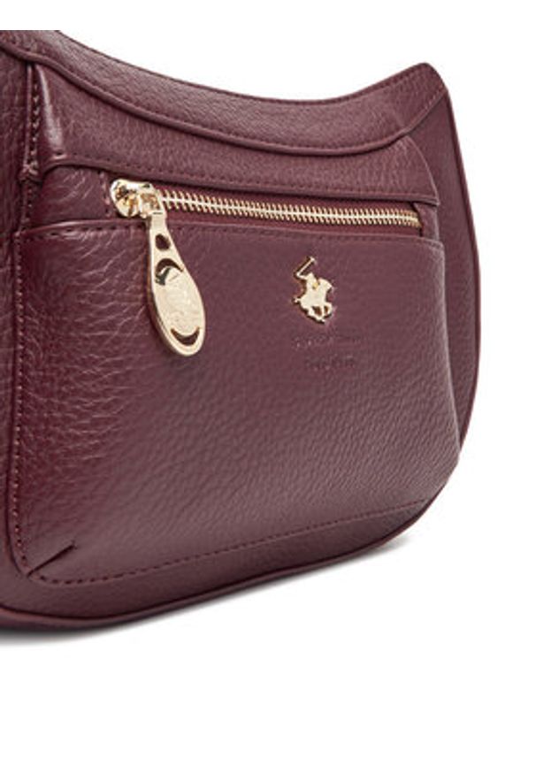 Beverly Hills Polo Club Torebka C-BHPC-L-017-08 Bordowy. Kolor: czerwony