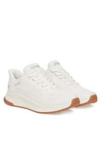 skechers - Skechers Sneakersy BOBS Squad 4 - Staple Look 117624/WHT Biały. Kolor: biały. Materiał: materiał
