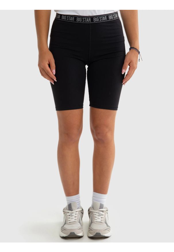 Big-Star - Kolarki dziewczęce czarne Nikolinasa 906. Okazja: na co dzień. Kolor: czarny. Materiał: guma. Długość: krótkie. Sezon: lato. Styl: casual, sportowy