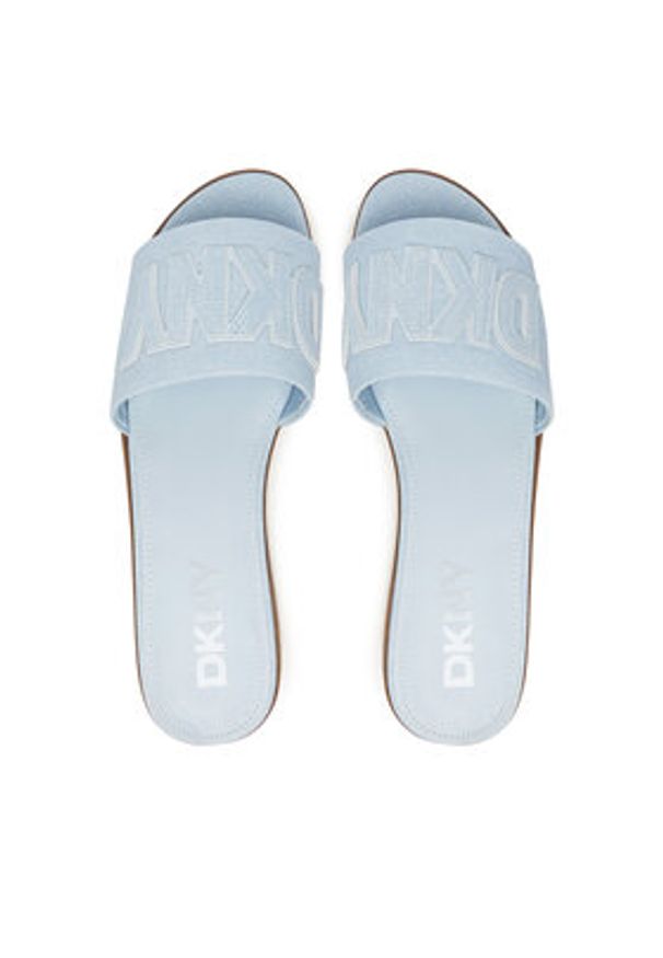 DKNY Klapki Willow K1500528 Niebieski. Kolor: niebieski. Materiał: materiał