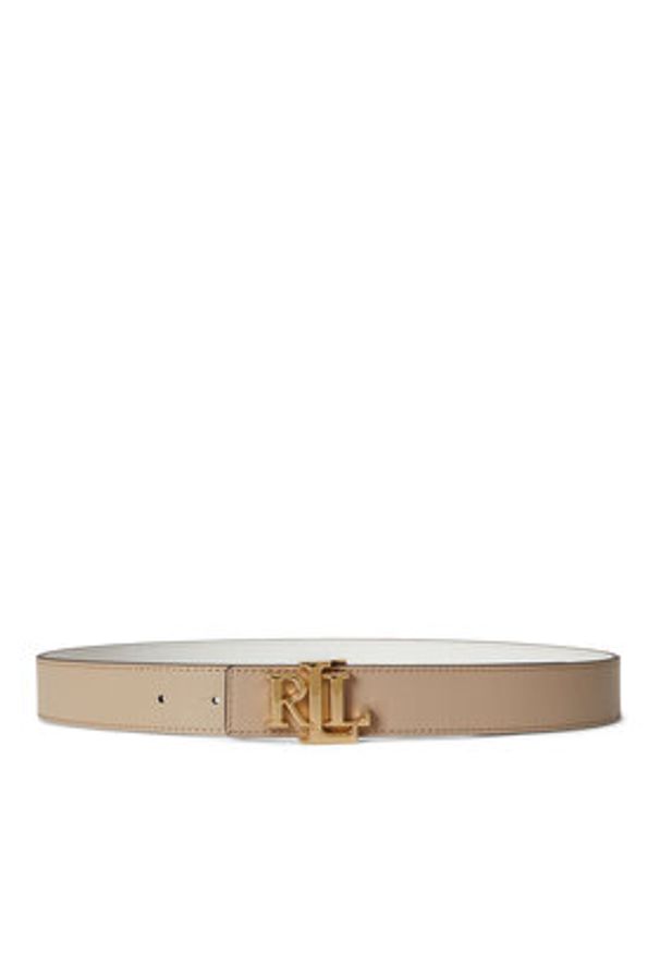 Lauren Ralph Lauren - LAUREN RALPH LAUREN Pasek Damski 412908984008 Brązowy. Kolor: brązowy. Materiał: skóra