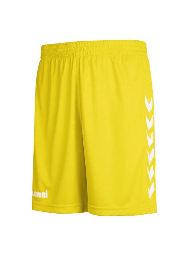 Spodenki sportowe męskie Hummel Core Poly Shorts. Kolor: żółty