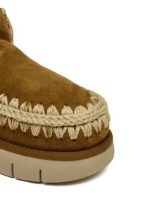 Mou Śniegowce MU.FW531009A Brązowy. Kolor: brązowy. Materiał: zamsz, skóra #2