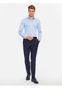 BOSS - Boss Koszula P-Hank-Spread-C1-222 50503533 Błękitny Slim Fit. Kolor: niebieski. Materiał: syntetyk #4