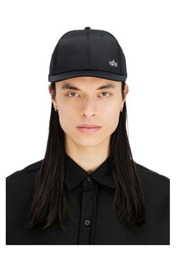 Alpha Industries Czapka z daszkiem Metal Label 156905 Czarny. Kolor: czarny. Materiał: poliamid, nylon