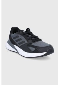 Adidas - adidas Buty Response Run kolor czarny. Nosek buta: okrągły. Zapięcie: sznurówki. Kolor: czarny. Materiał: guma. Model: Adidas Cloudfoam. Sport: bieganie #3