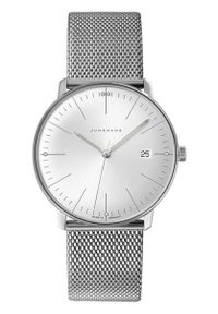 JUNGHANS Zegarek Max Bill Quartz 41/4463.46. Materiał: mesh. Styl: elegancki