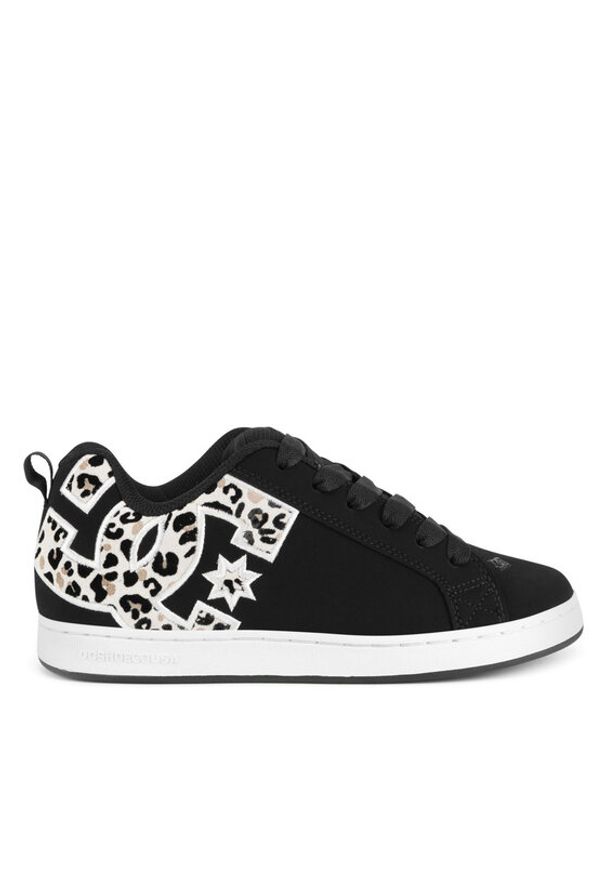 DC Shoes Sneakersy COURT GRAFFIK DC01662061 Czarny. Kolor: czarny. Materiał: nubuk, skóra