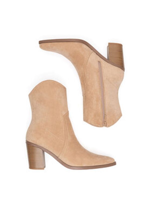 Jenny Fairy Kowbojki WFA2812-1 Beżowy. Kolor: beżowy. Materiał: materiał