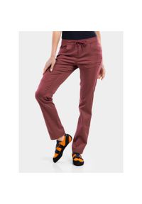 Spodnie wspinaczkowe damskie Black Diamond Credo Pants. Kolor: czerwony