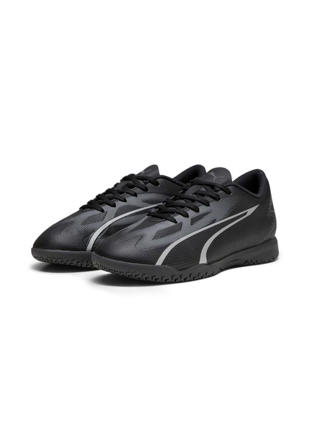 Halówki Sportowe Dziecięce Puma Ultra Play It Jr. Zapięcie: sznurówki. Kolor: czarny, szary, wielokolorowy. Materiał: syntetyk, materiał. Szerokość cholewki: normalna. Sport: piłka nożna