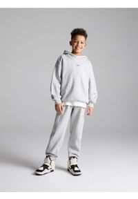 Reserved - Bawełniany komplet - jasnoszary. Kolor: szary. Materiał: bawełna