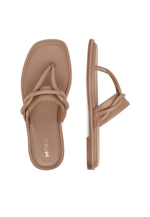 MEXX Japonki EO-CD25-194-1 Beżowy. Kolor: beżowy. Materiał: skóra