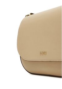 BOSS Torebka 50547756 Beżowy. Kolor: beżowy. Materiał: skórzane