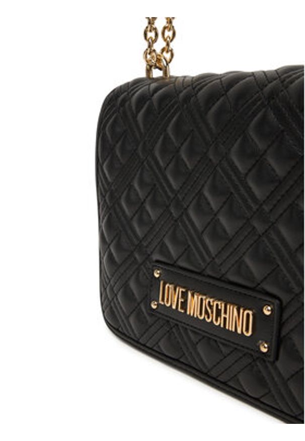 Love Moschino - LOVE MOSCHINO Torebka JC4000PP1NLA0000 Czarny. Kolor: czarny. Materiał: skórzane