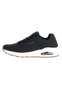 skechers - Buty do chodzenia męskie Skechers Uno Stand ON Air. Zapięcie: sznurówki. Kolor: czarny. Materiał: materiał, syntetyk, tkanina. Szerokość cholewki: normalna. Sport: turystyka piesza