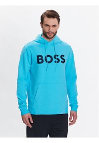 BOSS - Boss Bluza 50482887 Niebieski Relaxed Fit. Kolor: niebieski. Materiał: bawełna #1