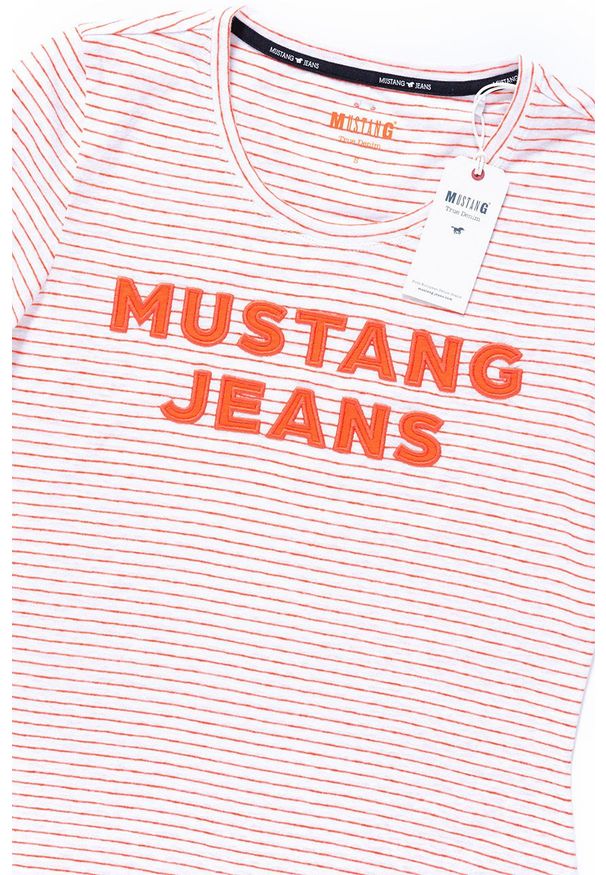Mustang - MUSTANG T SHIRT DAMSKI Alexia C Print 1009881 11811. Wzór: nadruk